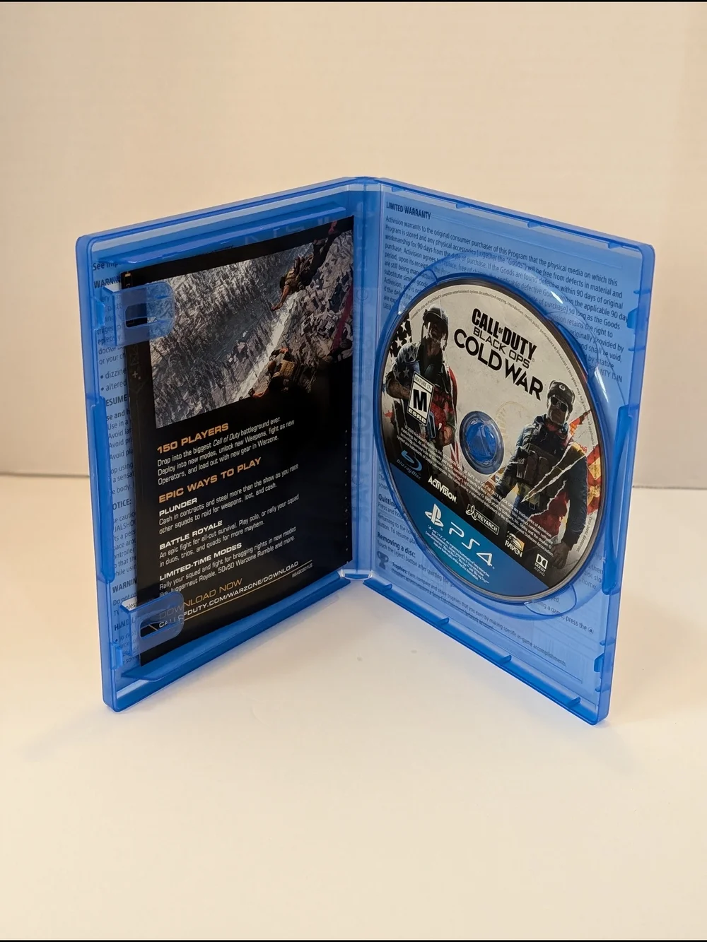 Sony PS4 Call of Duty: Black Ops Cold War - Blue Case